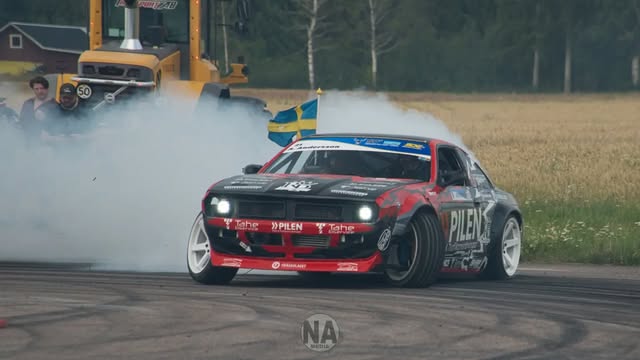Pilen på tvären genom en kurva